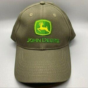 John Deere Baseball Cap Farming Country Tractor Classic‎ Embroidered Snap Back